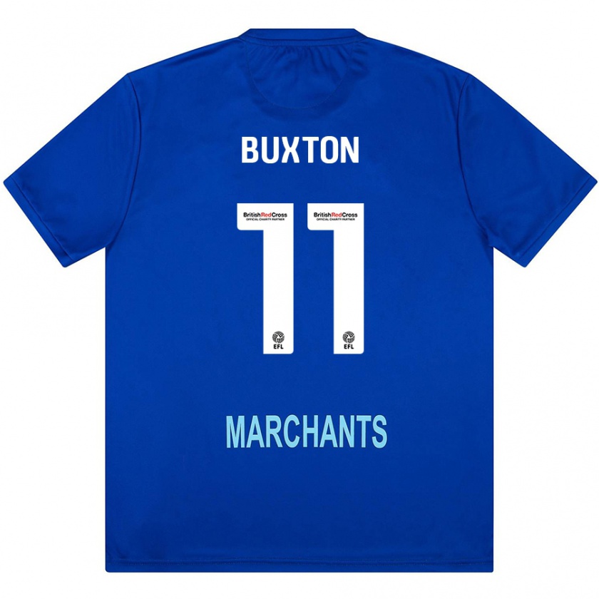 Kandiny Hombre Camiseta Charlotte Buxton #11 Verde 2ª Equipación 2024/25 La Camisa