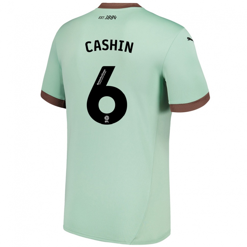 Kandiny Heren Eiran Cashin #6 Lichtgroen Uitshirt Uittenue 2024/25 T-Shirt België