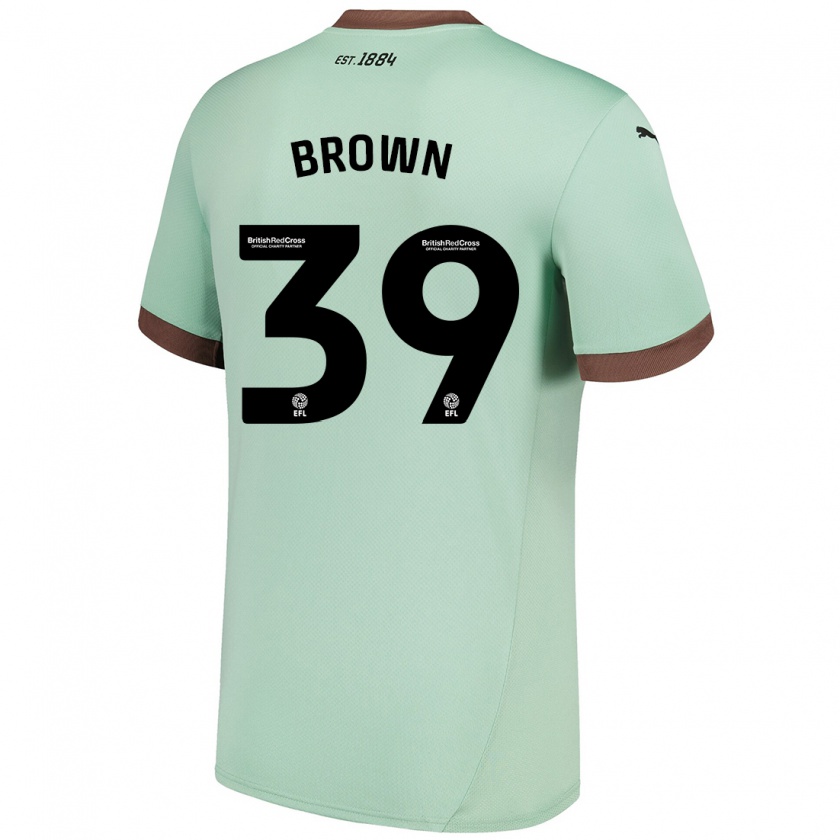 Kandiny Herren Dajaune Brown #39 Blassgrün Auswärtstrikot Trikot 2024/25 T-Shirt Österreich