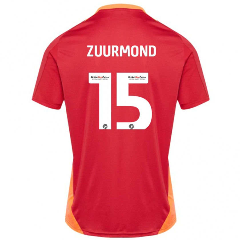 KandinyメンズIshbel Zuurmond#15ブルーオフホワイトアウェイシャツ2024/25ジャージーユニフォーム