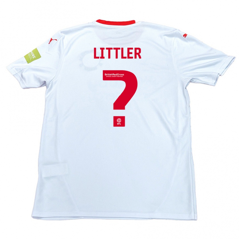 Kandiny Hombre Camiseta Zack Littler #0 Blanco 2ª Equipación 2024/25 La Camisa