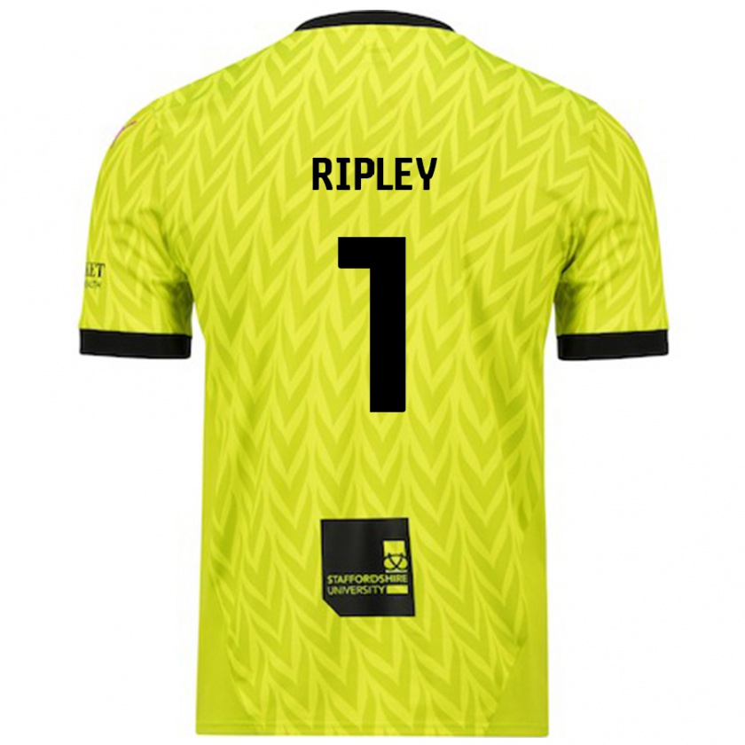 Kandiny Heren Connor Ripley #1 Fluorescerend Groen Uitshirt Uittenue 2024/25 T-Shirt België