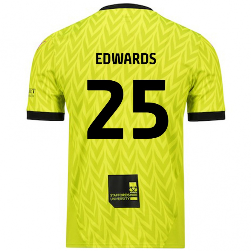 Kandiny Herren Diamond Edwards #25 Fluoreszierend Grün Auswärtstrikot Trikot 2024/25 T-Shirt Österreich