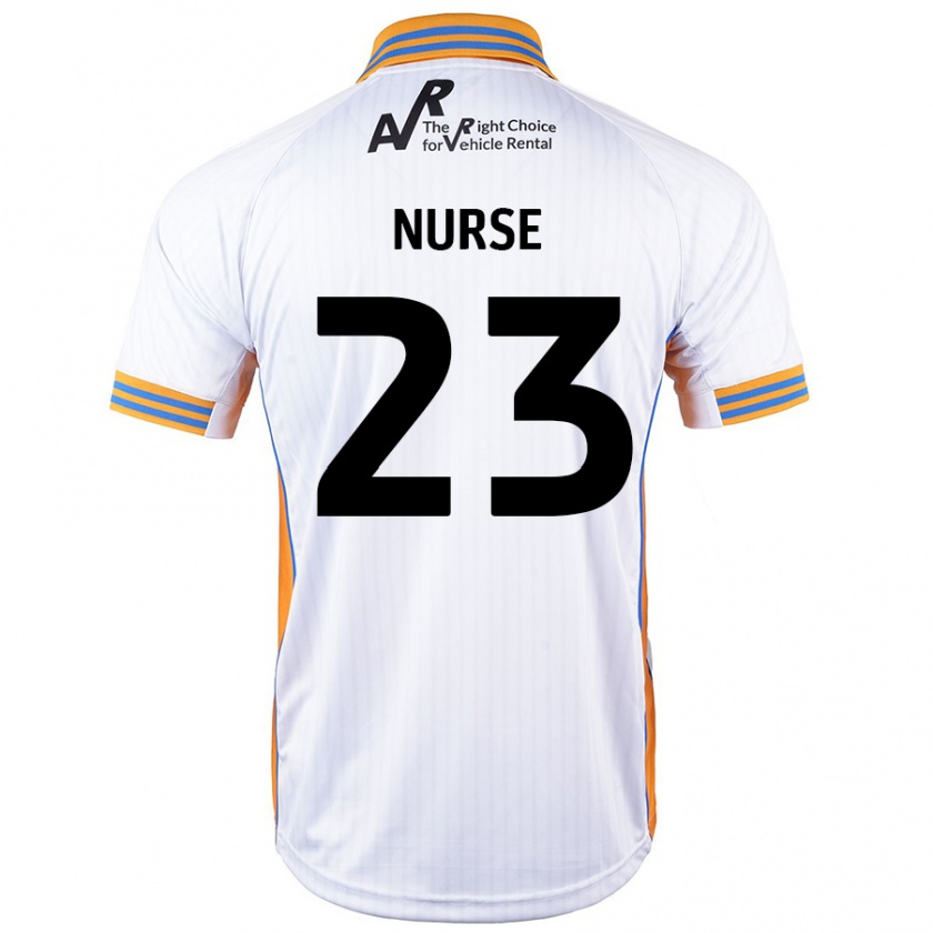 Kandiny Uomo Maglia George Nurse #23 Bianco Kit Gara Away 2024/25 Maglietta