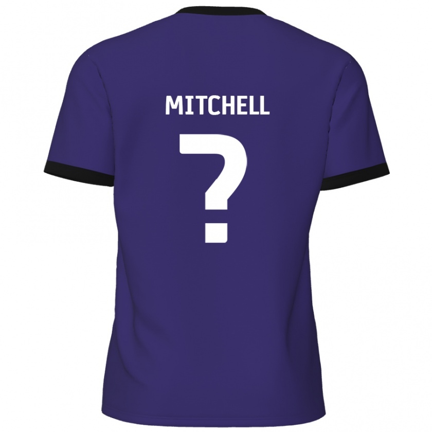 Kandiny Homem Camisola Rylee Mitchell #0 Roxo Alternativa 2024/25 Camisa Brasil