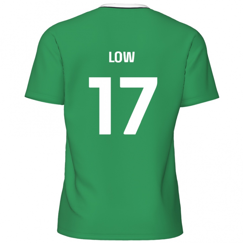 Kandiny Homem Camisola Joe Low #17 Listras Brancas Verdes Alternativa 2024/25 Camisa Brasil