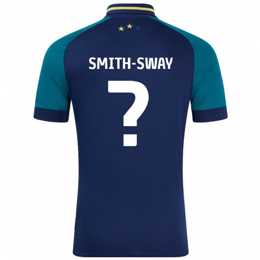 Kandiny Hombre Camiseta Jay Smith-Sway #0 Azul Marino Verde Oscuro 2ª Equipación 2024/25 La Camisa