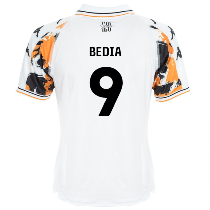 Kandiny Hombre Camiseta Chris Bedia #9 Blanco 2ª Equipación 2024/25 La Camisa