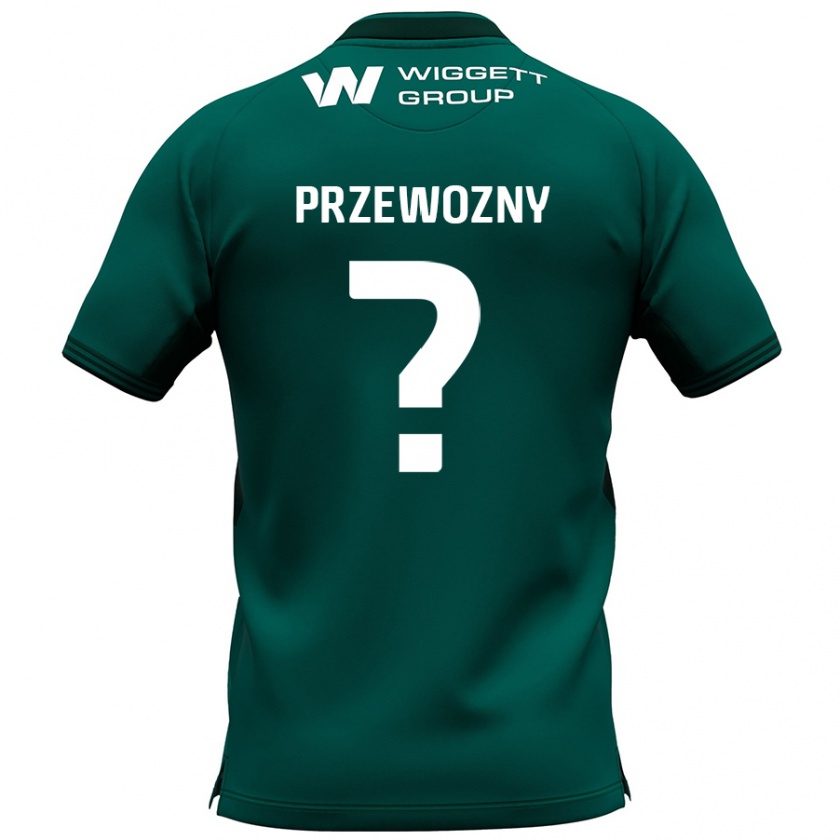 Kandiny Män Jakub Przewozny #0 Grön Bortatröja Matchtröjor 2024/25 Tröjor T-Tröja