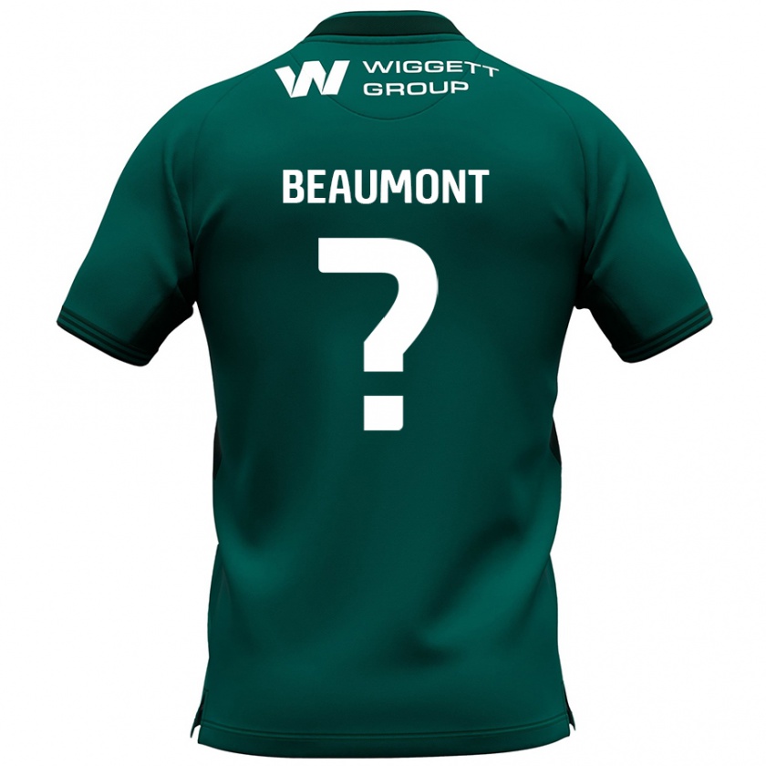 Kandiny Hombre Camiseta George Beaumont #0 Verde 2ª Equipación 2024/25 La Camisa