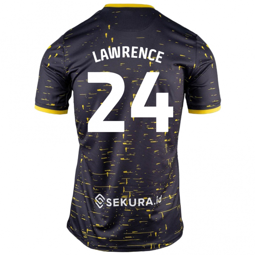 Kandiny Homem Camisola Rachel Lawrence #24 Amarelo Preto Alternativa 2024/25 Camisa Brasil