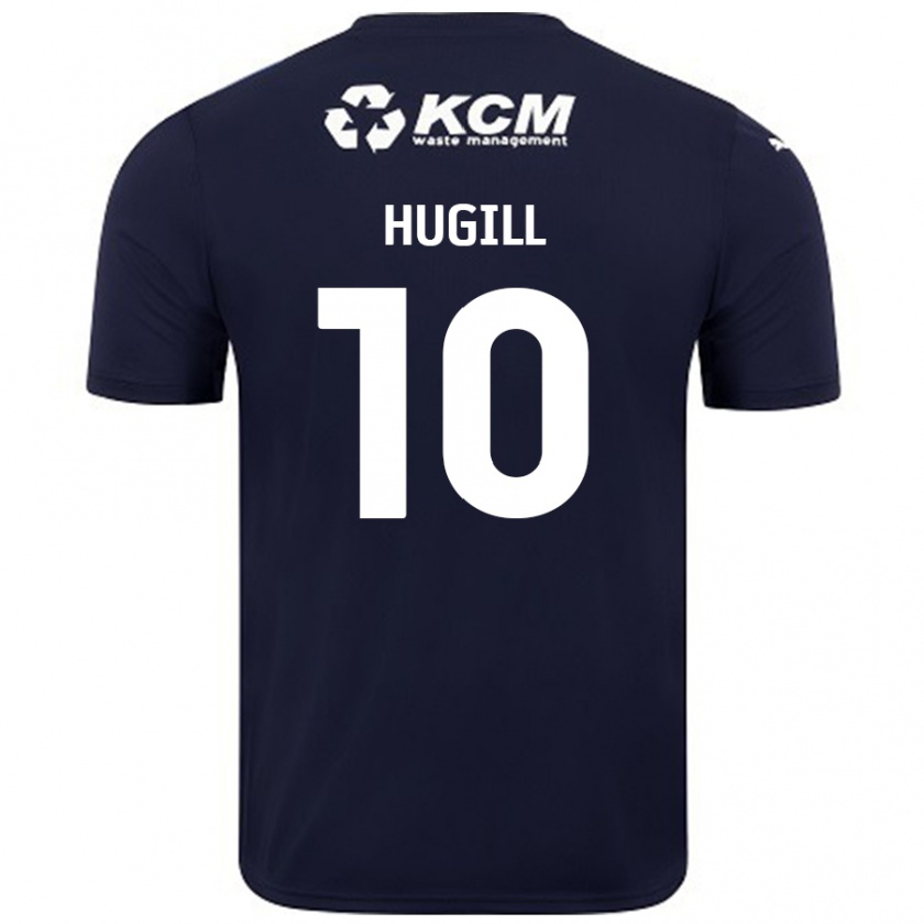 Kandiny Hombre Camiseta Jordan Hugill #10 Azul Marino 2ª Equipación 2024/25 La Camisa