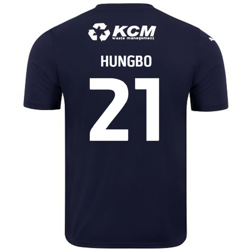 Kandiny Män Joseph Hungbo #21 Marinblå Bortatröja Matchtröjor 2024/25 Tröjor T-Tröja