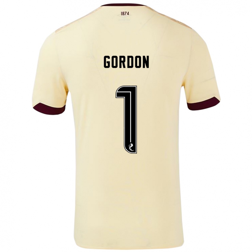 Kandiny Homem Camisola Craig Gordon #1 Borgonha Creme Alternativa 2024/25 Camisa Brasil