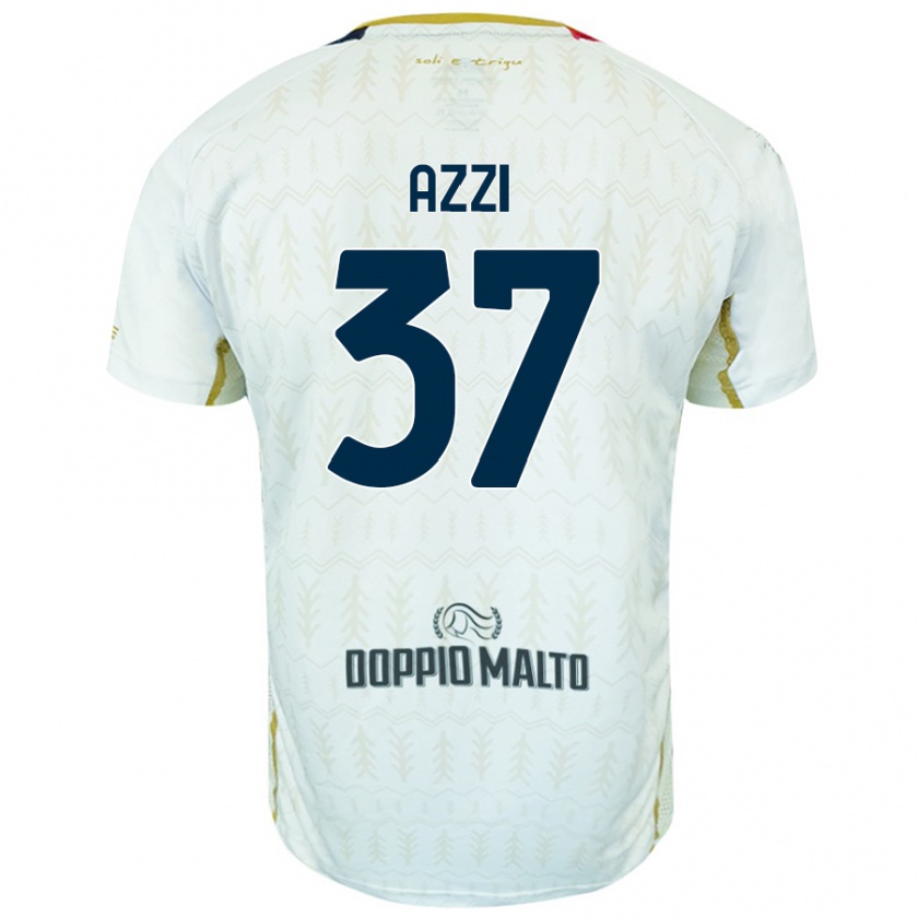 Kandiny Hombre Camiseta Paulo Azzi #37 Blanco 2ª Equipación 2024/25 La Camisa