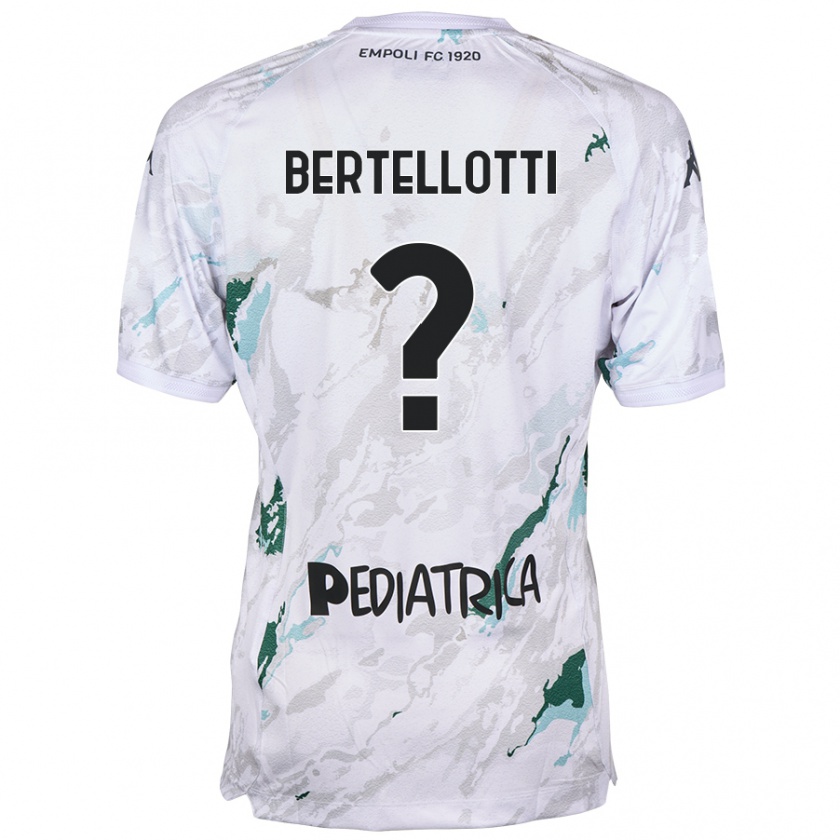 Kandiny Hombre Camiseta Giacomo Bertellotti #0 Gris 2ª Equipación 2024/25 La Camisa