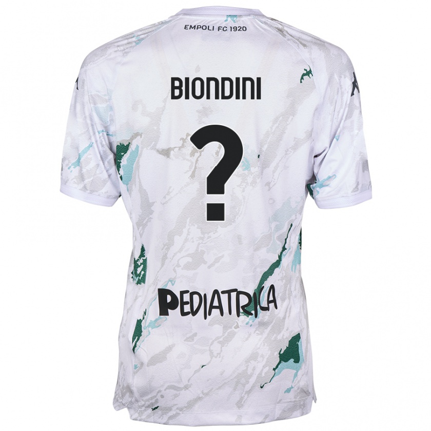 Kandiny Homem Camisola Edoardo Biondini #0 Cinzento Alternativa 2024/25 Camisa Brasil