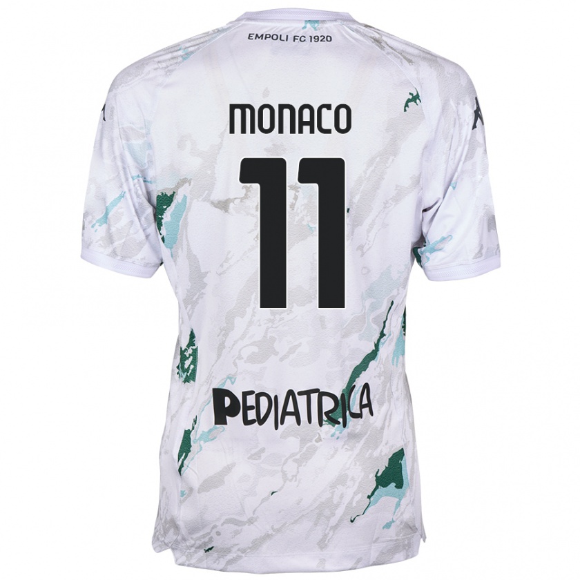 Kandiny Herren Salvatore Monaco #11 Grau Auswärtstrikot Trikot 2024/25 T-Shirt Österreich