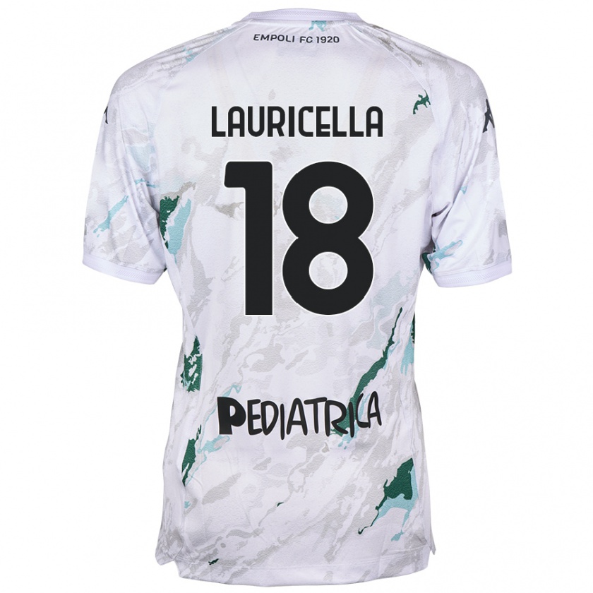 Kandiny Heren Giovanni Lauricella #18 Grijs Uitshirt Uittenue 2024/25 T-Shirt België