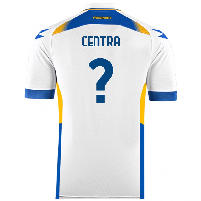 Kandiny Hombre Camiseta Francesco Centra #0 Blanco 2ª Equipación 2024/25 La Camisa