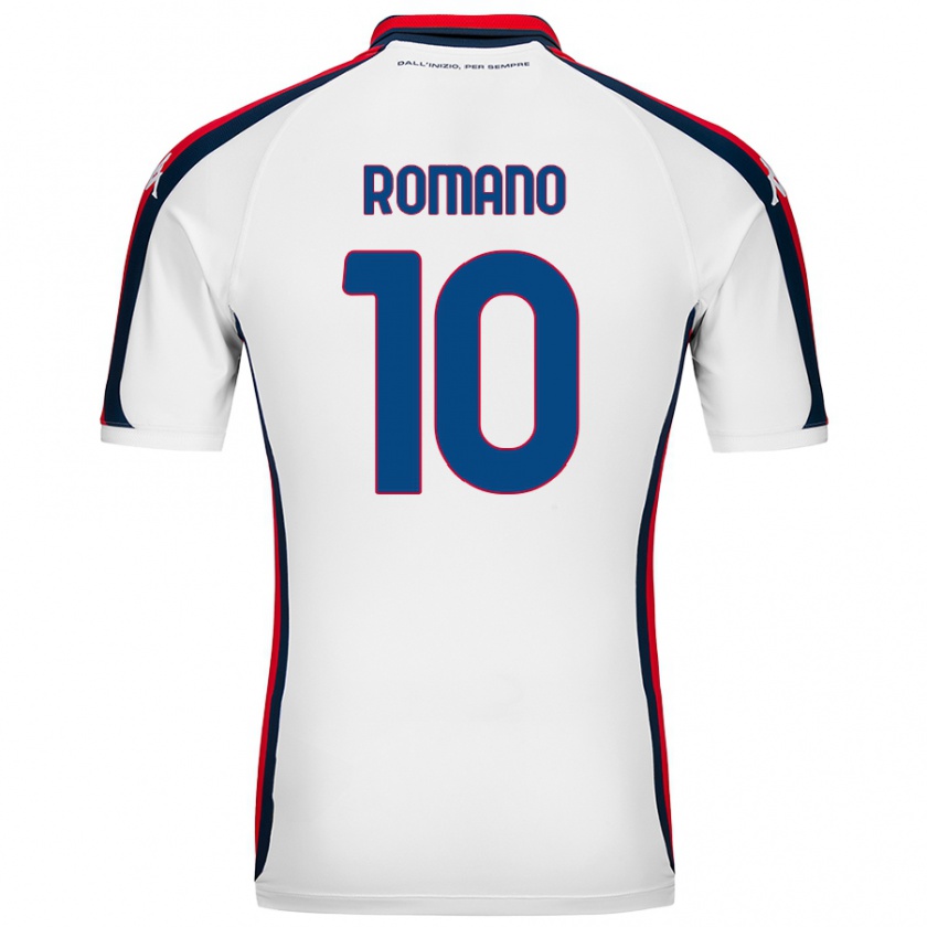 KandinyメンズMarco Romano#10白アウェイシャツ2024/25ジャージーユニフォーム