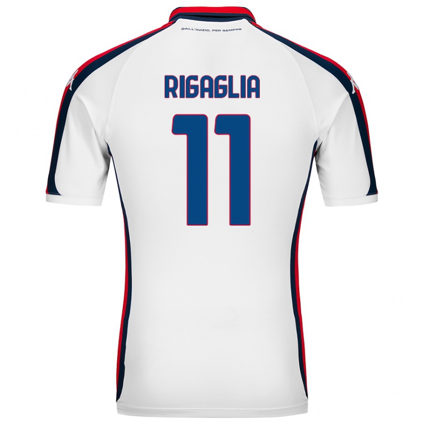 KandinyメンズAlison Rigaglia#11白アウェイシャツ2024/25ジャージーユニフォーム