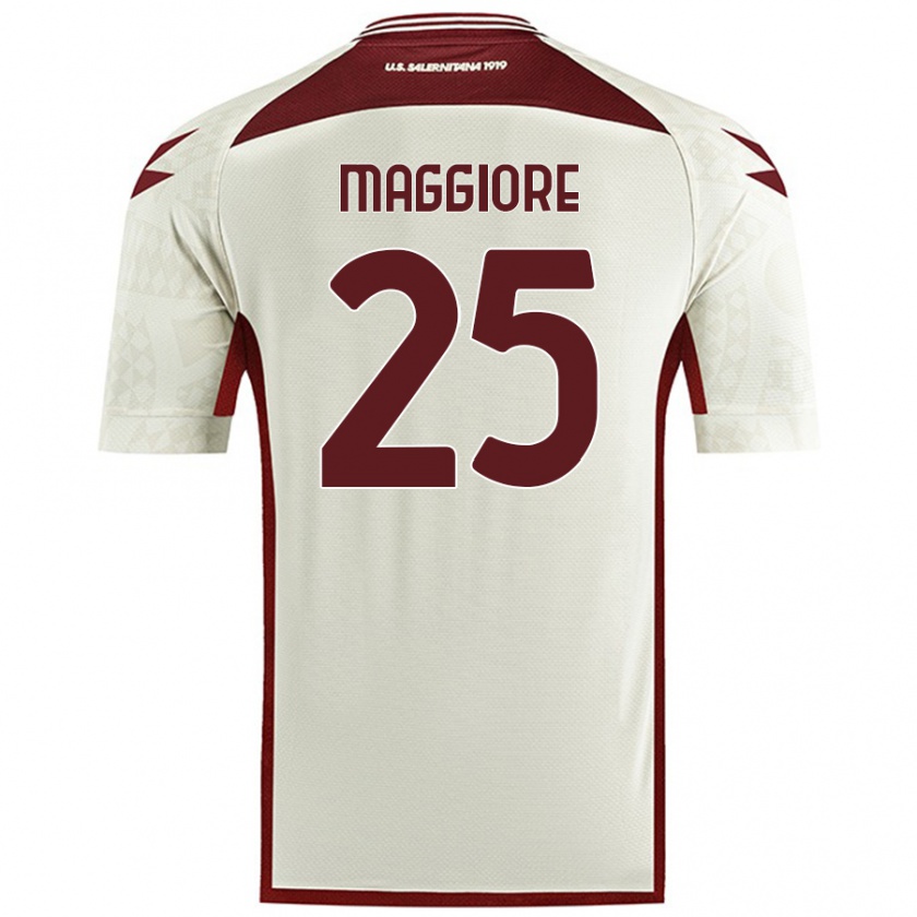 Kandiny Herren Giulio Maggiore #25 Cremefarben Auswärtstrikot Trikot 2024/25 T-Shirt Österreich