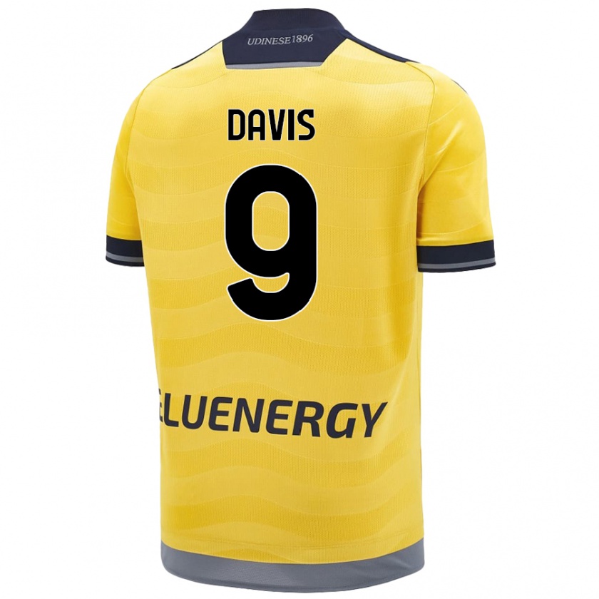 Kandiny Herren Keinan Davis #9 Golden Auswärtstrikot Trikot 2024/25 T-Shirt Österreich