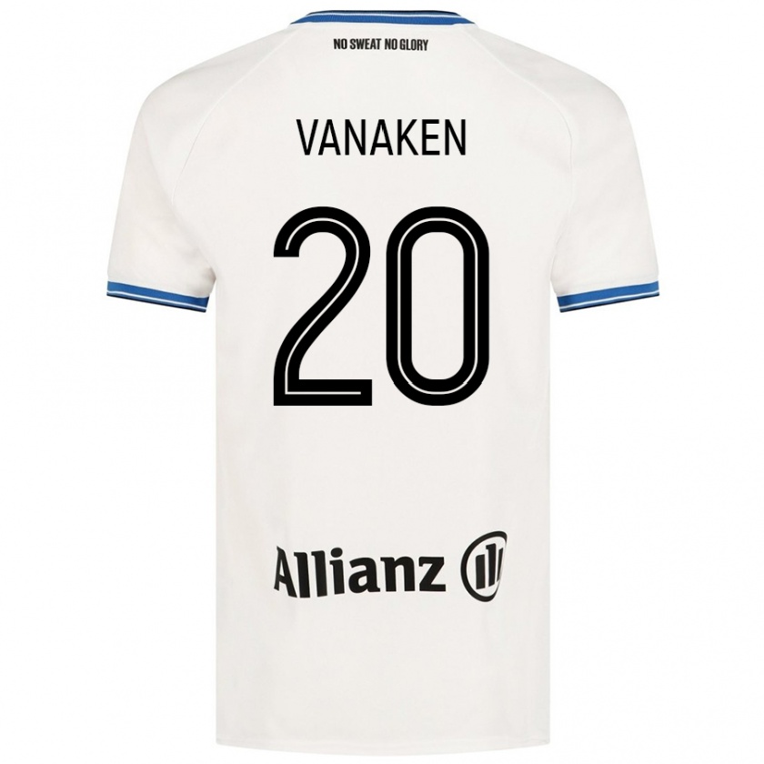 Kandiny Heren Hans Vanaken #20 Wit Uitshirt Uittenue 2024/25 T-Shirt België