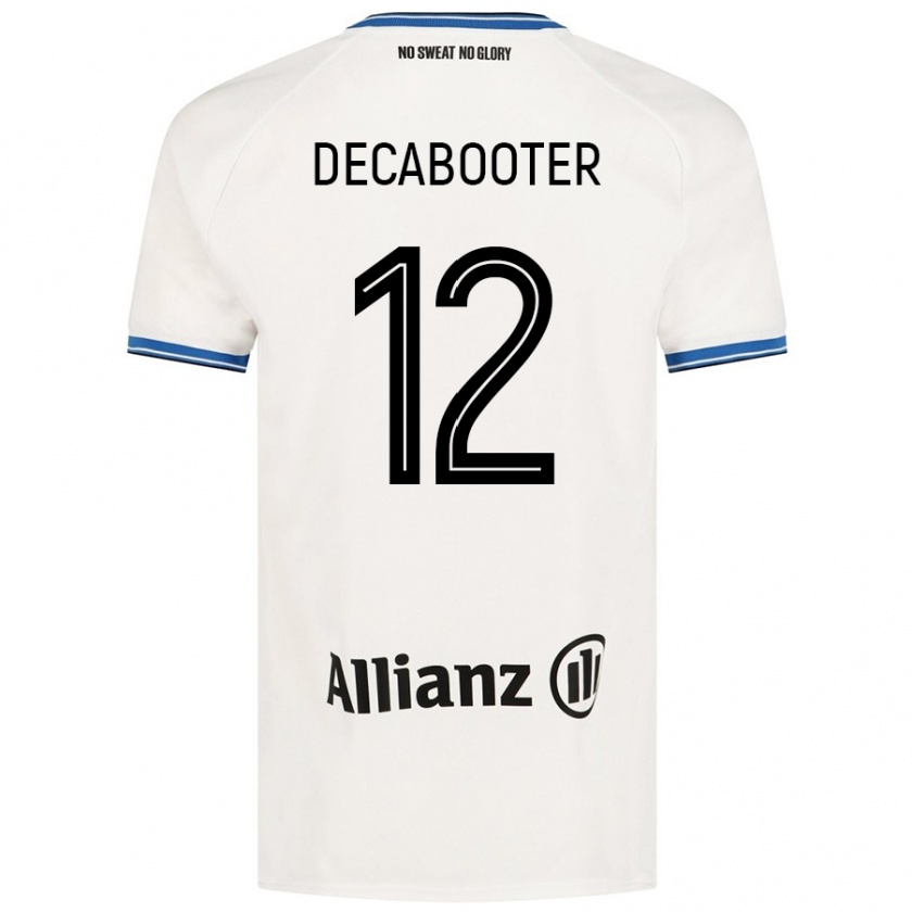 Kandiny Uomo Maglia Marith Decabooter #12 Bianco Kit Gara Away 2024/25 Maglietta