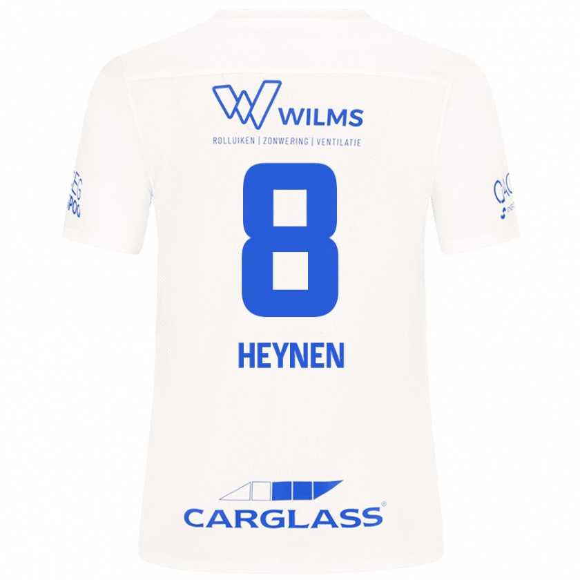 Kandiny Herren Bryan Heynen #8 Weiß Auswärtstrikot Trikot 2024/25 T-Shirt Österreich