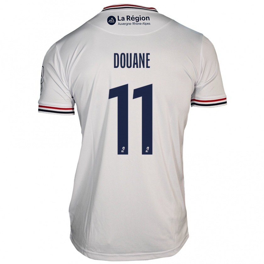 Kandiny Heren Maïdine Douane #11 Wit Uitshirt Uittenue 2024/25 T-Shirt België