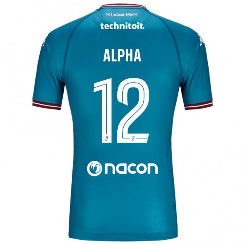 Kandiny Herren Alpha Touré #12 Blau Petrol Auswärtstrikot Trikot 2024/25 T-Shirt Österreich