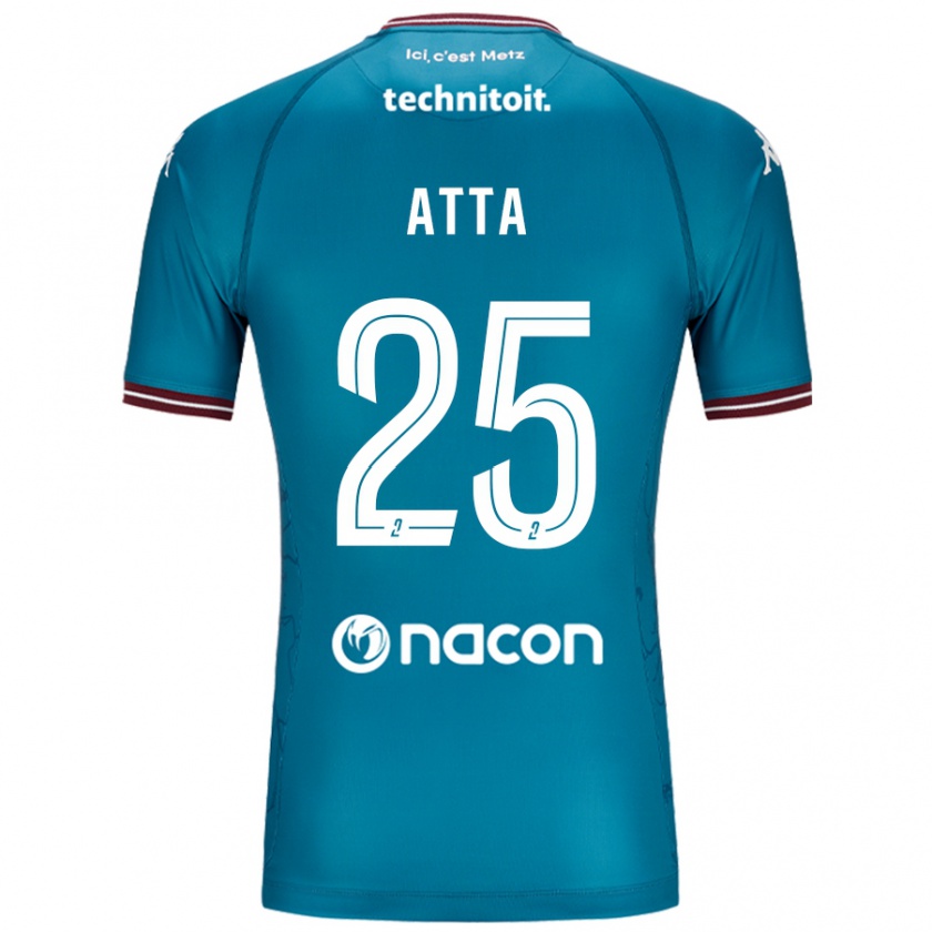 Kandiny Herren Arthur Atta #25 Blau Petrol Auswärtstrikot Trikot 2024/25 T-Shirt Österreich