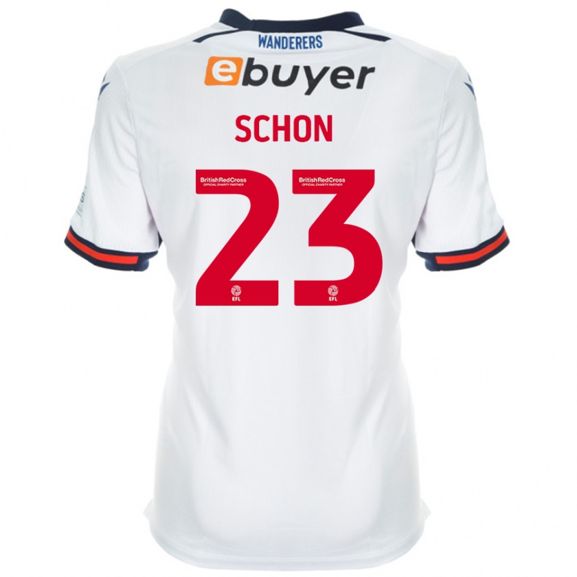 Kandiny Mujer Camiseta Szabolcs Schön #23 Blanco 1ª Equipación 2024/25 La Camisa México