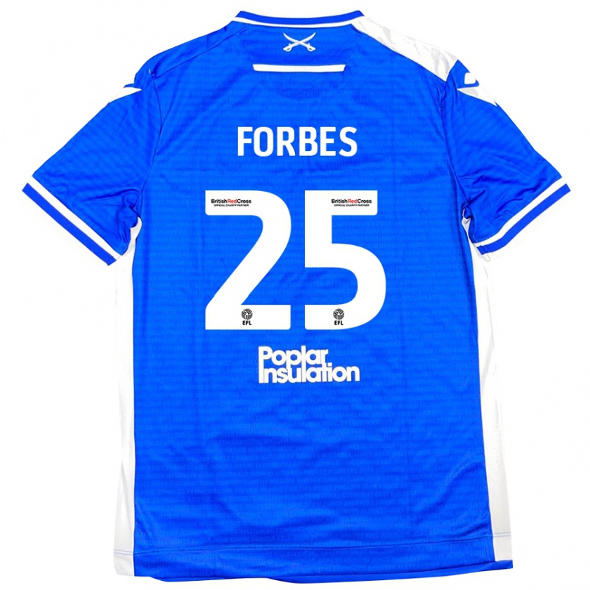 Kandiny Damen Michael Forbes #25 Blau Weiß Heimtrikot Trikot 2024/25 T-Shirt Österreich