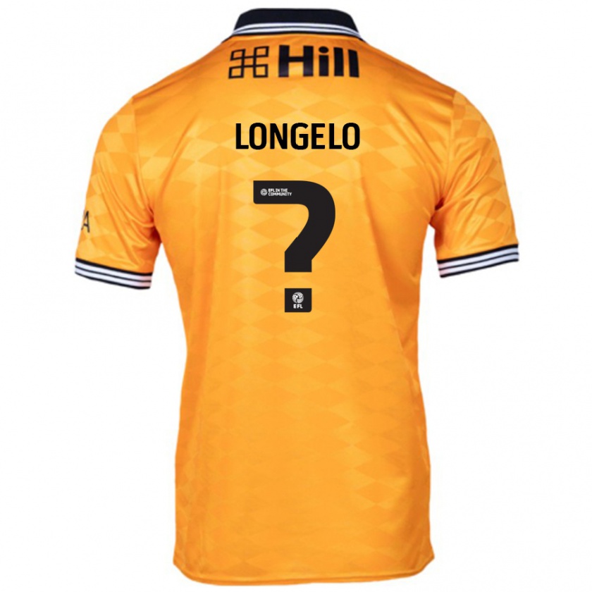 Kandiny Damen Emmanuel Longelo #0 Orange Heimtrikot Trikot 2024/25 T-Shirt Österreich