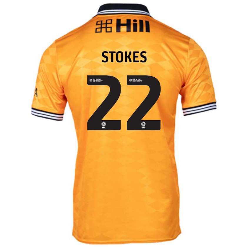 Kandiny Damen Josh Stokes #22 Orange Heimtrikot Trikot 2024/25 T-Shirt Österreich