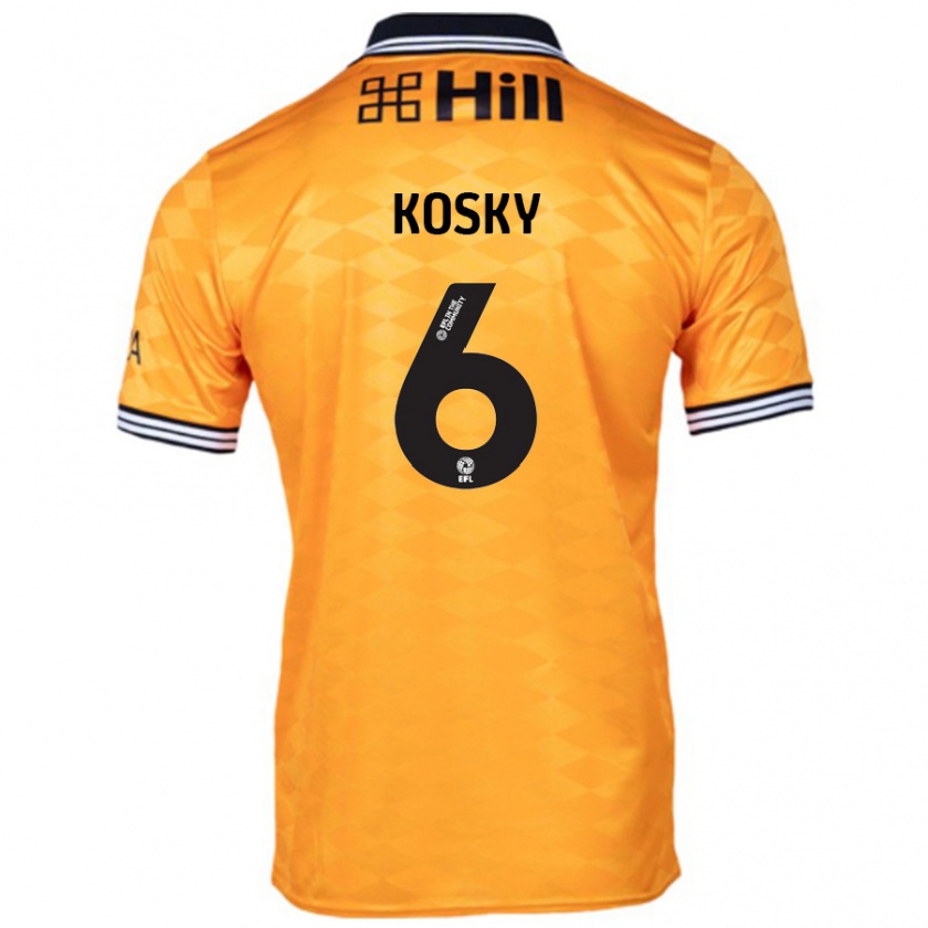 Kandiny Damen Rachel Kosky #6 Orange Heimtrikot Trikot 2024/25 T-Shirt Österreich