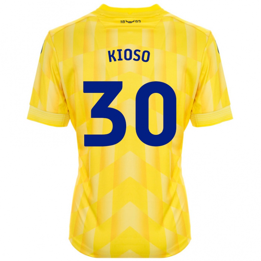 Kandiny Mujer Camiseta Peter Kioso #30 Amarillo 1ª Equipación 2024/25 La Camisa