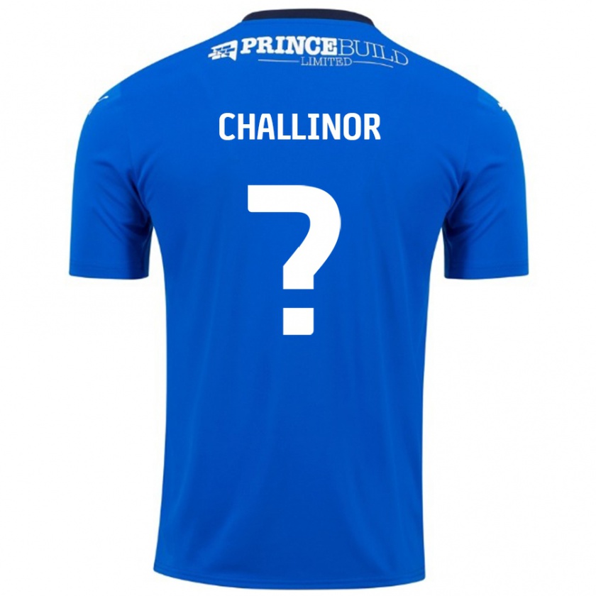 Kandiny Damen Ben Challinor #0 Blau Weiß Heimtrikot Trikot 2024/25 T-Shirt Österreich