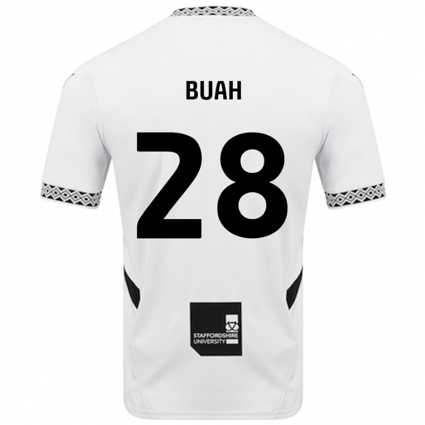 Kandiny Donna Maglia Andrew Buah #28 Bianco Kit Gara Home 2024/25 Maglietta