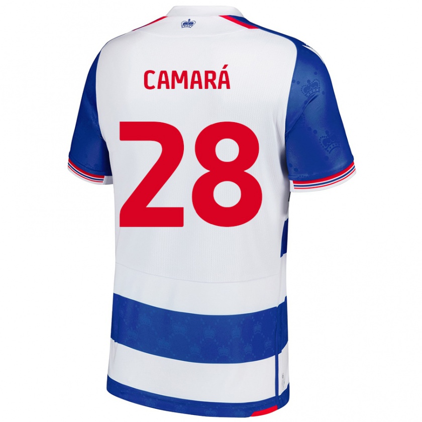 Kandiny Donna Maglia Mamadi Camará #28 Blu Bianco Kit Gara Home 2024/25 Maglietta