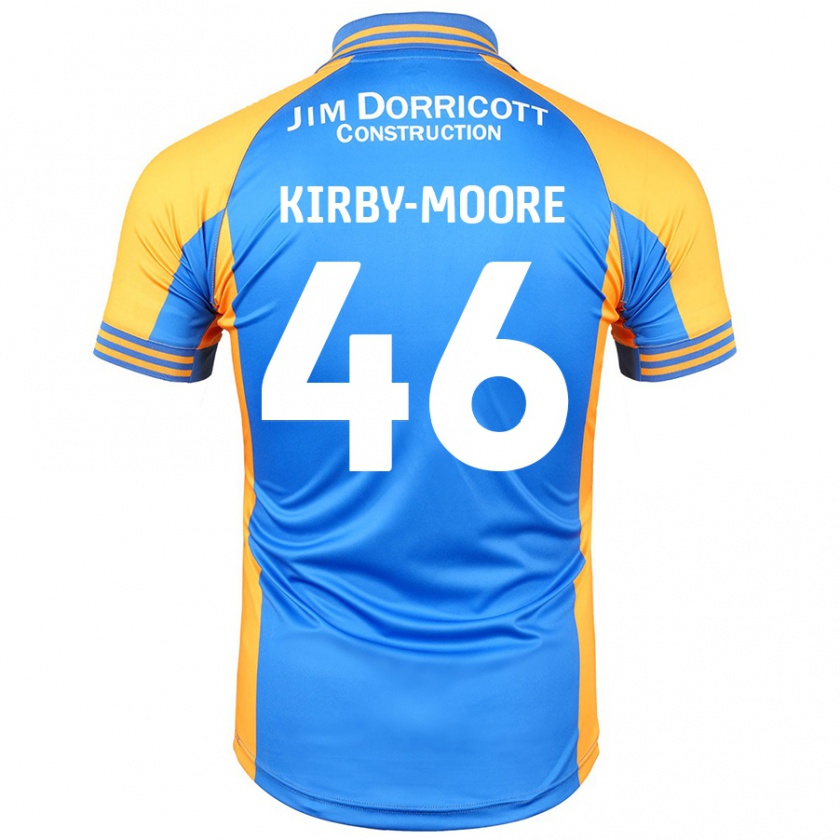 Kandiny Donna Maglia Harvey Kirby-Moore #46 Blu Ambra Kit Gara Home 2024/25 Maglietta