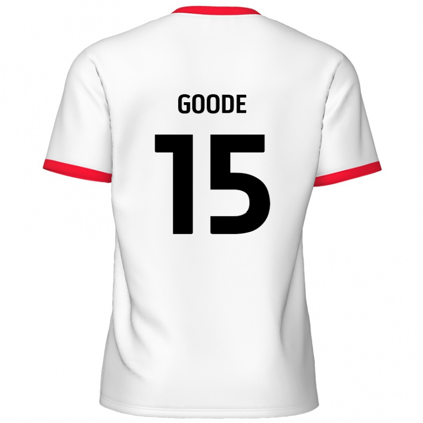 Kandiny Damen Charlie Goode #15 Weiß Rot Heimtrikot Trikot 2024/25 T-Shirt Österreich