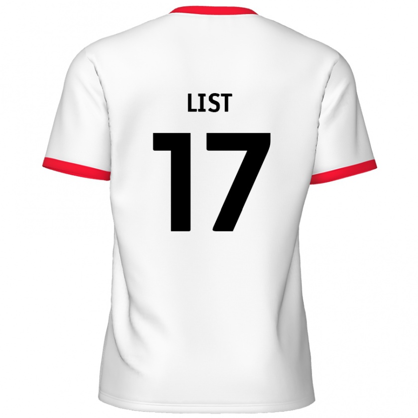 Kandiny Damen Elliott List #17 Weiß Rot Heimtrikot Trikot 2024/25 T-Shirt Österreich