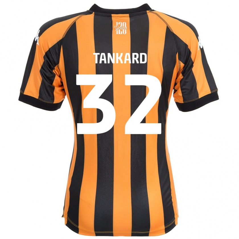 Kandiny Dames Lily Tankard #32 Zwart Amber Thuisshirt Thuistenue 2024/25 T-Shirt België