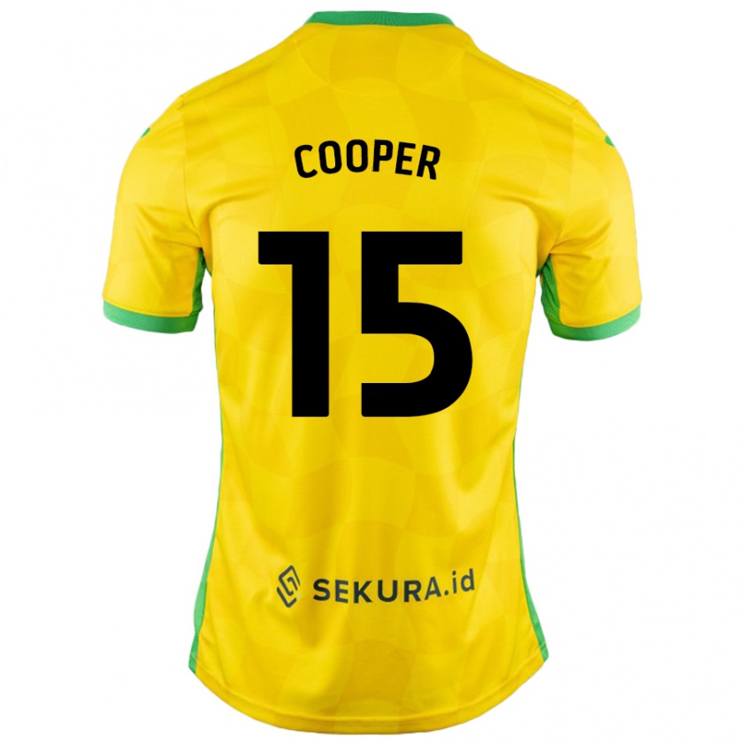 KandinyレディースNaomi Cooper#15黄緑ホームシャツ2024/25ジャージーユニフォーム