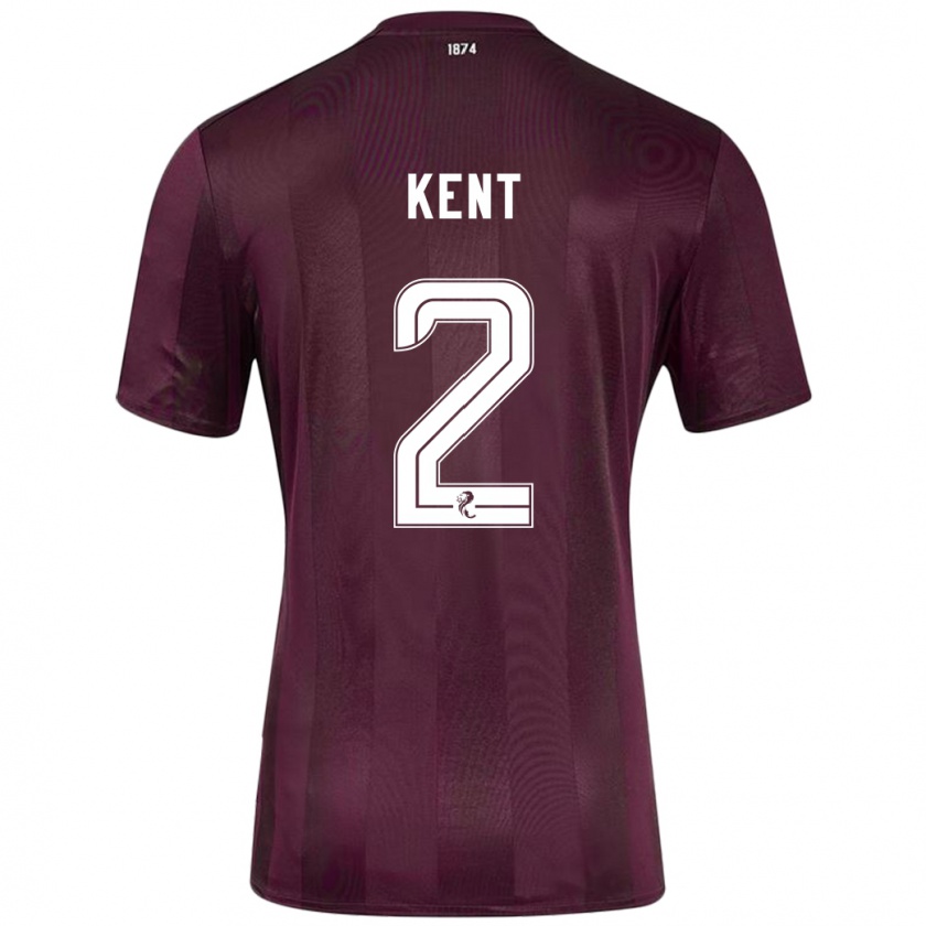 Kandiny Damen Frankie Kent #2 Burgundrot Heimtrikot Trikot 2024/25 T-Shirt Österreich