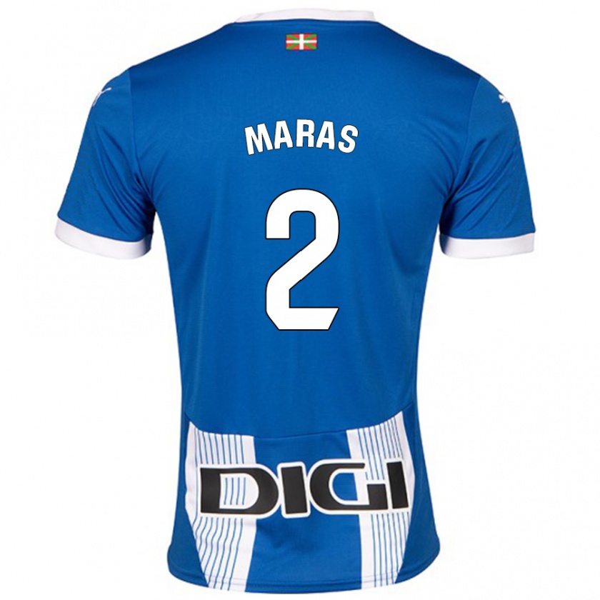 Kandiny Mujer Camiseta Nikola Maras #2 Azul 1ª Equipación 2024/25 La Camisa